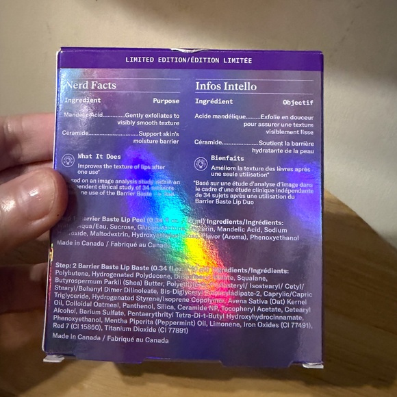 Dr Idriss limited edition barrier baste lip basting duo made in Canada NWT - Picture 5 of 6